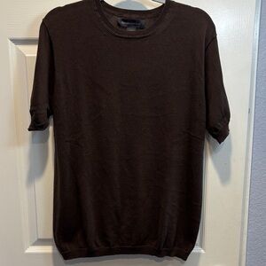 Banana Republic Chocolate Knit Cotton Sweater